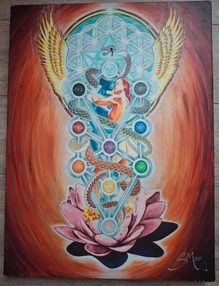 Sacred Union - Atman Vision, Maison & Meubles, Accessoires pour la Maison | Peintures, Dessins & Photos, Imprimé, Enlèvement ou Envoi