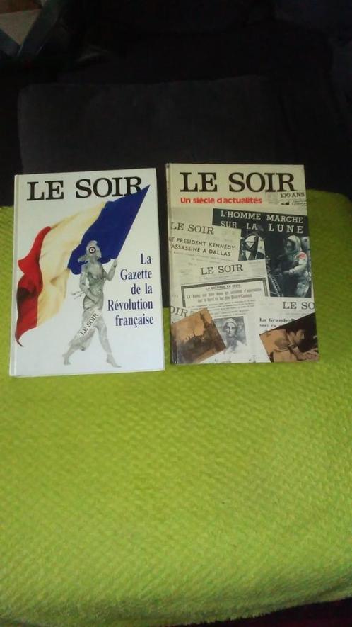 Livres "Le Soir", Livres, Journaux & Revues, Comme neuf, Enlèvement