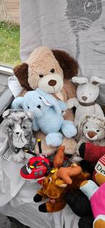 Grand lot d'animaux en peluche, petits et grands (30), Enlèvement ou Envoi, Comme neuf