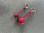 2 Keychains monkey fist climbing chord - burgundy - NEW !, Ophalen of Verzenden, Nieuw, Overige typen
