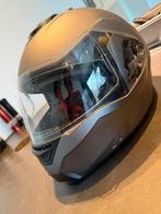Casque système/casque de moto modulable, gris, très bon état, Enlèvement, M, Casque système