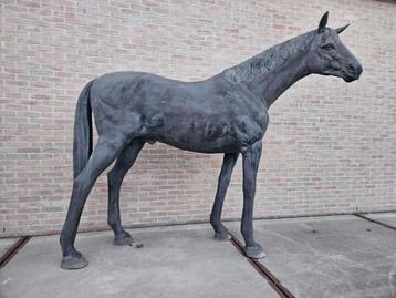 BRONZEN LEVENSGROOT PAARD! KOSTEN NU 12000 KAN WEG AAN 5750! beschikbaar voor biedingen