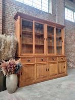 Buffet/vitrine en teck LIVRAISON GRATUITE, Teck, Avec tablette(s), 25 à 50 cm, 200 cm ou plus