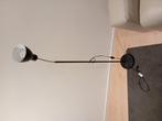Zwarte staanlamp, Huis en Inrichting, Lampen | Vloerlampen, Ophalen, Gebruikt