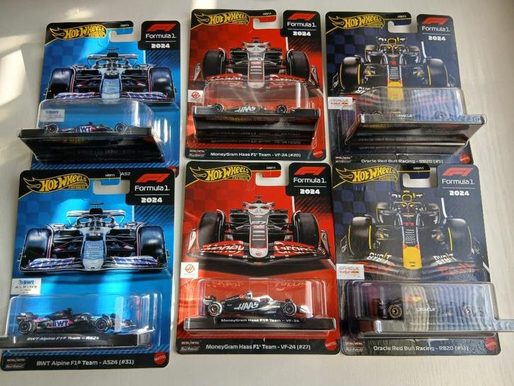 Hot wheels premium formula 1, Hobby en Vrije tijd, Modelauto's | Overige schalen, Nieuw, Auto, Ophalen of Verzenden