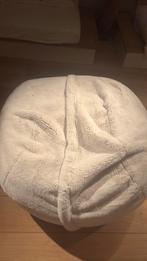 Medium vetsak poef, Huis en Inrichting, Zitzakken, Ophalen, Zo goed als nieuw, Beige, Zitzak