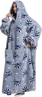 Oversized deken met capuchon | zachte fleece | Nieuw, Joreay, -, Verzenden, -