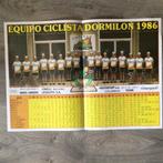 wielerposter  1986 team dormilon  lucien van impe  loos ludo, Verzenden, Zo goed als nieuw