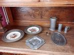 Lot d'objets en étain, Ophalen