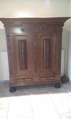 Massief Eiken KussenKast in excellente staat ca 1930, Antiek en Kunst, Ophalen