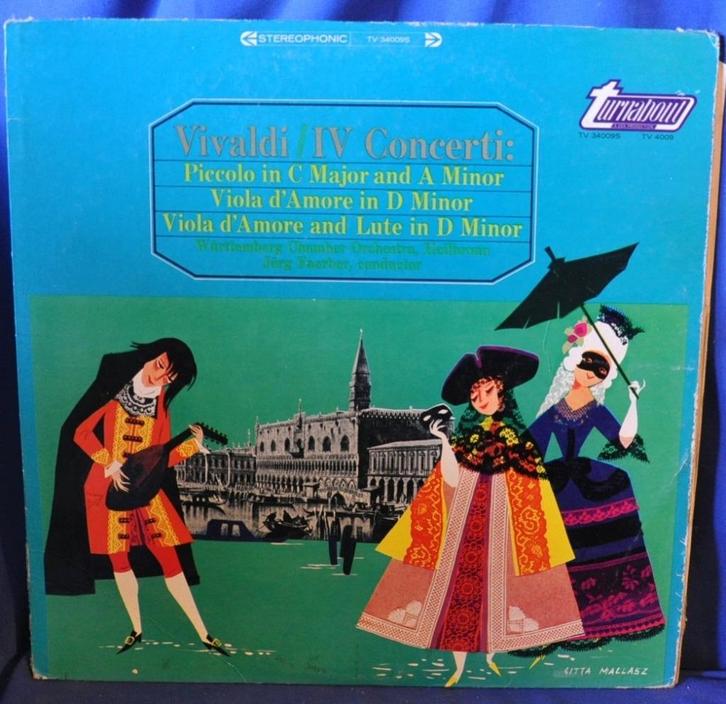 vinyl 33 tours classique vivaldi (x2083), CD & DVD, Vinyles | Classique, Utilisé, Enlèvement ou Envoi