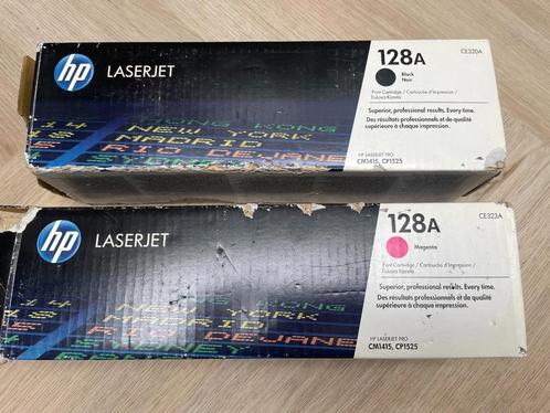 2 st toners HP CE320A-CE323A (HP 128A) Z-M HP CM1415-CP1525, Computers en Software, Printerbenodigdheden, Nieuw, Toner, Ophalen of Verzenden
