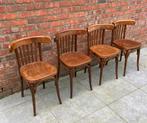 4 chaises de bistrot vintage, Enlèvement, Utilisé, Une