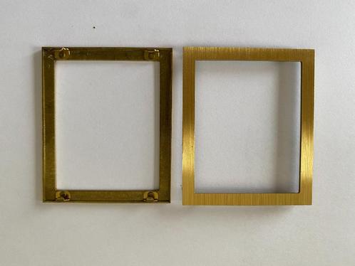 Knutsel materiaal / fotokadertjes - koperen L profiel 63x53, Hobby en Vrije tijd, Knutselen, Materiaal, Ophalen