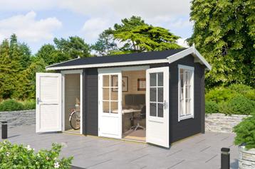 Cabane de jardin en rondins Wrexham 1 : 380 x 240 cm