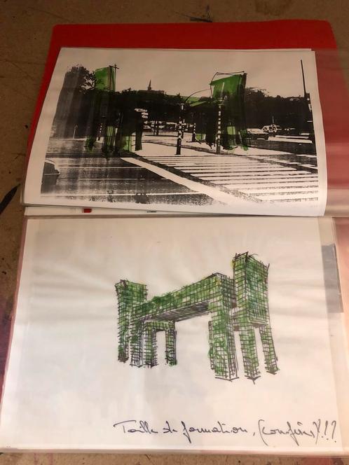 Jean-Marc Navez - artistiek dossier - 1990, Antiek en Kunst, Curiosa en Brocante, Ophalen of Verzenden