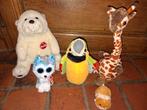 5 diverse zingende knuffels, nieuwstaat, Ophalen of Verzenden, Zo goed als nieuw, Overige typen