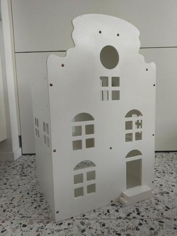 Houten poppenhuis grachtenpand  beschikbaar voor biedingen