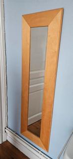 Spiegel met houten kader, Huis en Inrichting, Woonaccessoires | Spiegels, Ophalen, Zo goed als nieuw