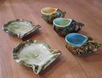 Antiek zeeschelp servies, Ophalen of Verzenden