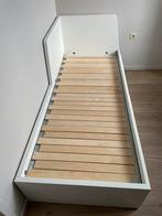 Bedbank met 2 lades - Ikea Flekke, Huis en Inrichting, Ophalen, Verstelbaar, Wit, Tweepersoons