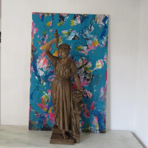 Pietro Balestra Terracotta Sculptuur Romeinse vrouw met toor, Antiek en Kunst, Kunst | Beelden en Houtsnijwerken, Ophalen