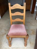 Zes prachtige vintage eetkamer stoelen, Comme neuf, Bois, Enlèvement, Cinq, Six Chaises ou plus
