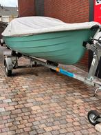 Boot - trailer - mercury motor 6 pk, Watersport en Boten, Ophalen of Verzenden