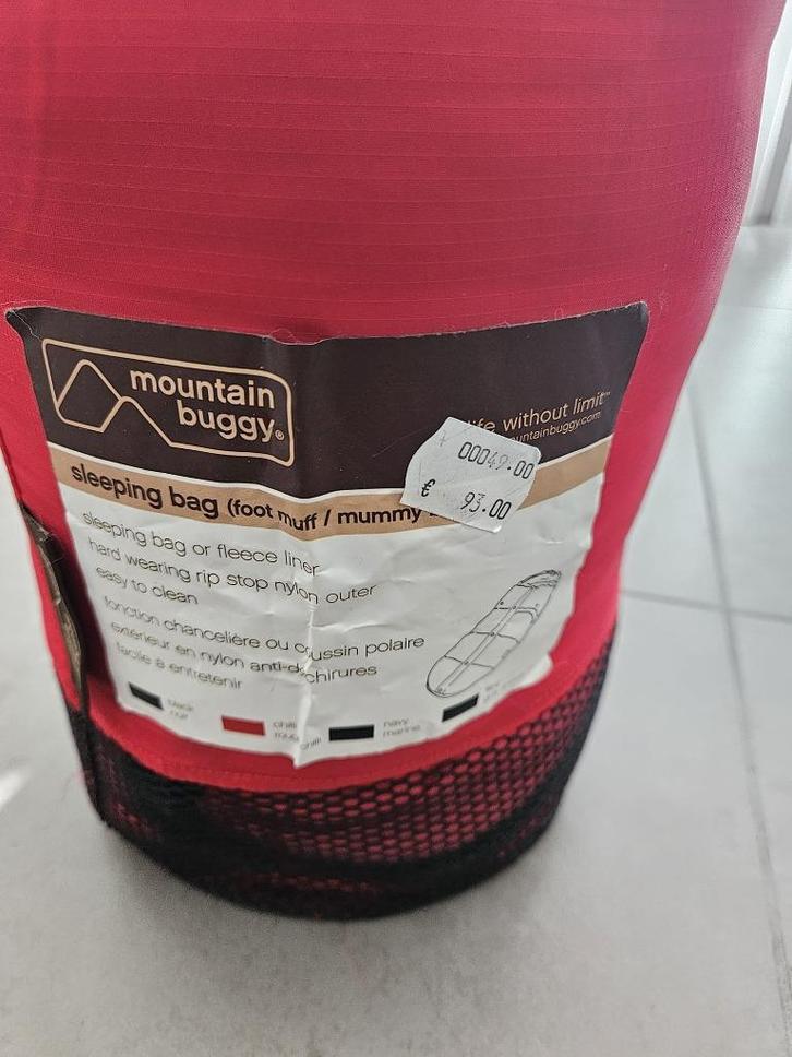 Mountain Buggy slaapzak voor in de buggy, Kinderen en Baby's, Overige Kinderen en Baby's, Gebruikt, Ophalen