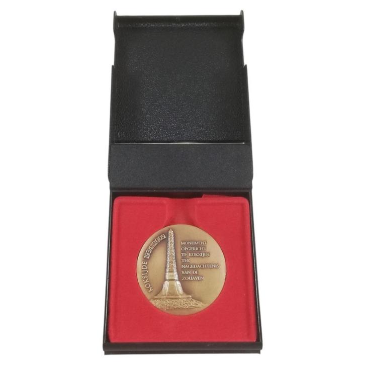 Herdenkingspenning Zouaven Koksijde, Verzamelen, Militaria | Algemeen, Landmacht, Lintje, Medaille of Wings, Ophalen of Verzenden