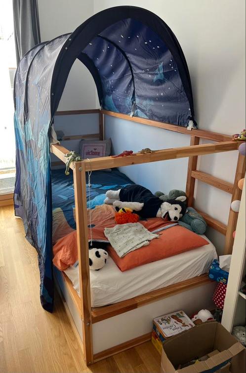 Lit enfant IKEA Kura, Kinderen en Baby's, Kinderkamer | Stapelbedden en Hoogslapers, Gebruikt, Ophalen