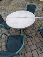 Mobilier de jardin occasion 5.00€ la chaise 20.00€ la table, Jardin & Terrasse, Enlèvement
