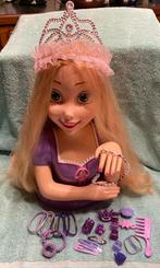 Rapunzel opmaak hoofd+accessoires en kroontje., Kinderen en Baby's, Speelgoed | Poppen, Overige typen, Ophalen of Verzenden, Zo goed als nieuw