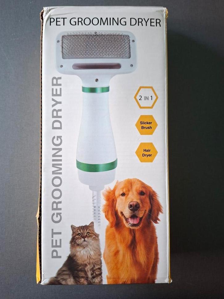 Dierenfohn haardroger met borstel, Dieren en Toebehoren, Overige Dieren-accessoires, Zo goed als nieuw, Ophalen