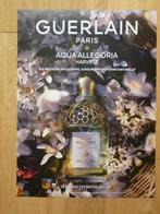 Kunststof affiche GUERLAIN PARIS AQUA ALLEGORIA  Harvest, Antiek en Kunst, Curiosa en Brocante, Ophalen of Verzenden