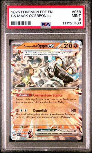 Cornerstone Mask Egerpon ex [SIR] PSA 9 - 157/131 Prismatic beschikbaar voor biedingen