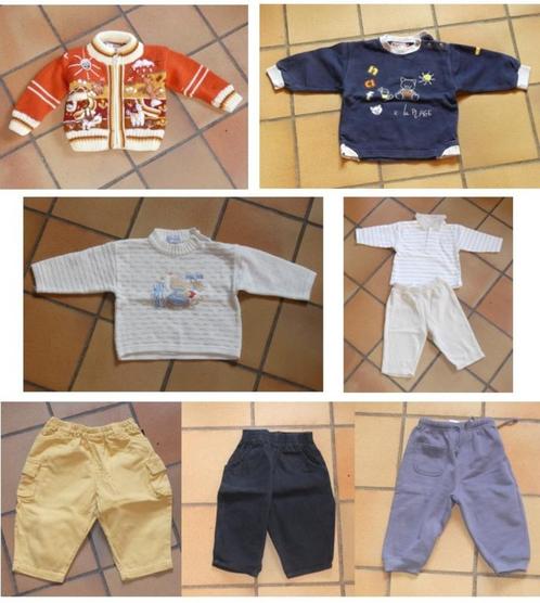 Lot de vêtements pour bébés (garçons 12 mois - ETE), Kinderen en Baby's, Babykleding | Baby-kledingpakketten, Gebruikt, Maat 80