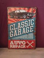 Vintage metaal garage bord 20x30, Ophalen of Verzenden, Zo goed als nieuw, Reclamebord