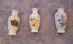 3 mini handgemaakte decoratieve bloemenvazen gemaakt van por, Ophalen
