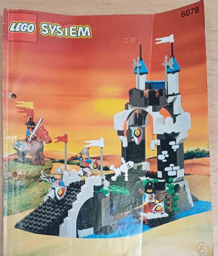 Lego 6078 Royal Drawbridge 1995 Origineel  bijna compleet, Verzamelen, Speelgoed, Gebruikt, Ophalen of Verzenden