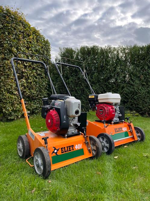 TE HUUR : Eliet verticuteermachines, Tuin en Terras, Verticuteermachines, Zo goed als nieuw, Ophalen