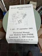 affiche Jean Brusselsmans grafiek 1989 Oostende, Verzamelen, Ophalen of Verzenden, Nieuw, Reclame