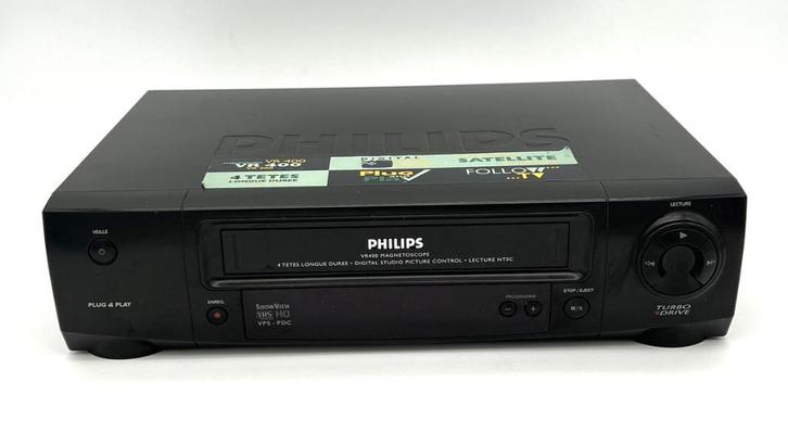 Philips VR400 Turbo Drive video recorder, Audio, Tv en Foto, Videospelers, Gebruikt, VHS-speler of -recorder, Ophalen of Verzenden