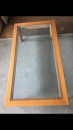 salontafel hout glas, Huis en Inrichting, Tafels | Salontafels, Ophalen of Verzenden, Nieuw, Glas
