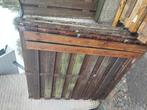Schutting hout met reserve planken, Tuin en Terras, Schuttingen, Ophalen, Hout