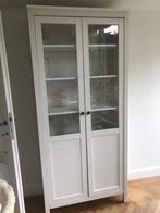 Hemnes Ikea bibliothèque avec portes en verre, 50 tot 100 cm, 25 tot 50 cm, 150 tot 200 cm, Gebruikt