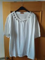 2xl witte blouse met schoudervullingen, Gedragen, Ophalen of Verzenden, Berlin Mode, Wit