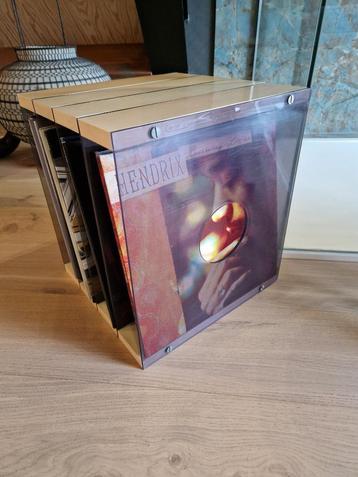 Vintage lp vinyl houder beschikbaar voor biedingen