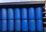 Fût 220 litres en plastique à bondes, Jardin & Terrasse, Barils de pluie, Comme neuf, Synthétique, Enlèvement, 150 litres ou plus