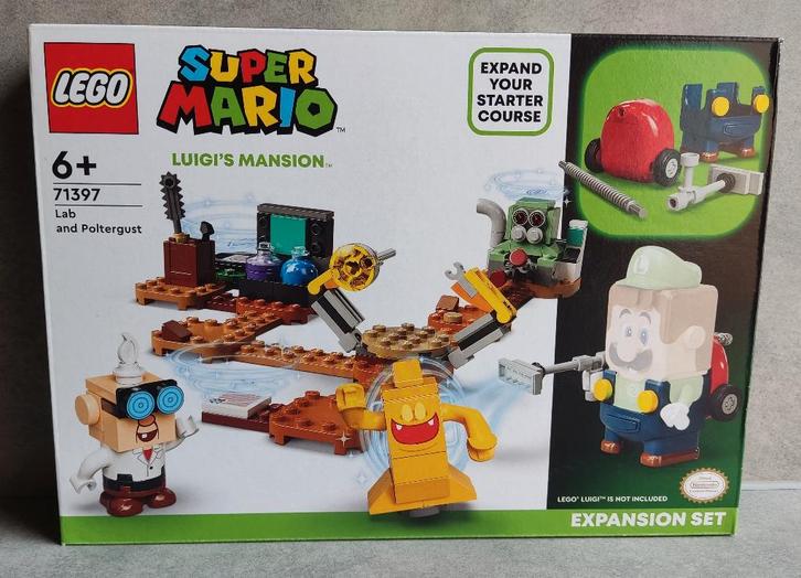 lego super mario 71397 luigi's mansion lab- en spookzuiger, Kinderen en Baby's, Speelgoed | Duplo en Lego, Nieuw, Lego, Complete set